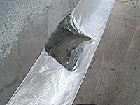 peel and seal around downspout