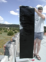 installing more material