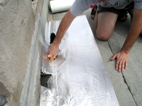 sealing material to roof