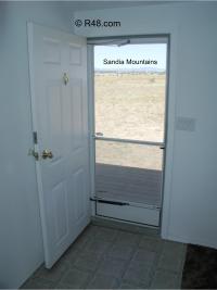 replaced Exterior Door