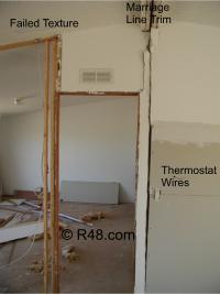 Mobile home renovation Walls