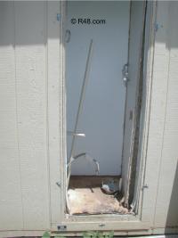 water heater before renovation