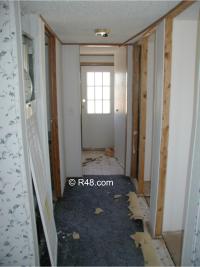 hallway before renovation